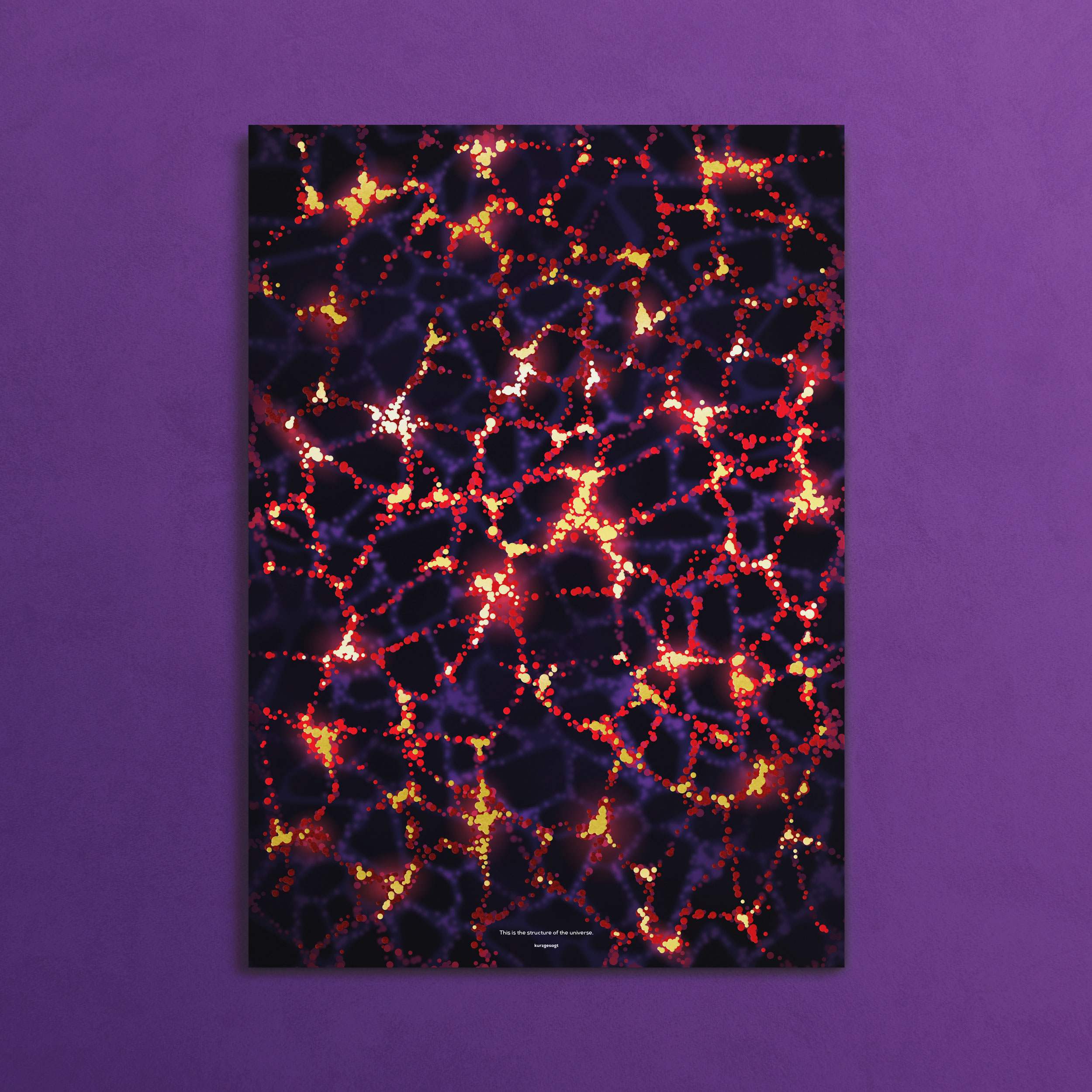 Cosmic Web Poster - Image 3