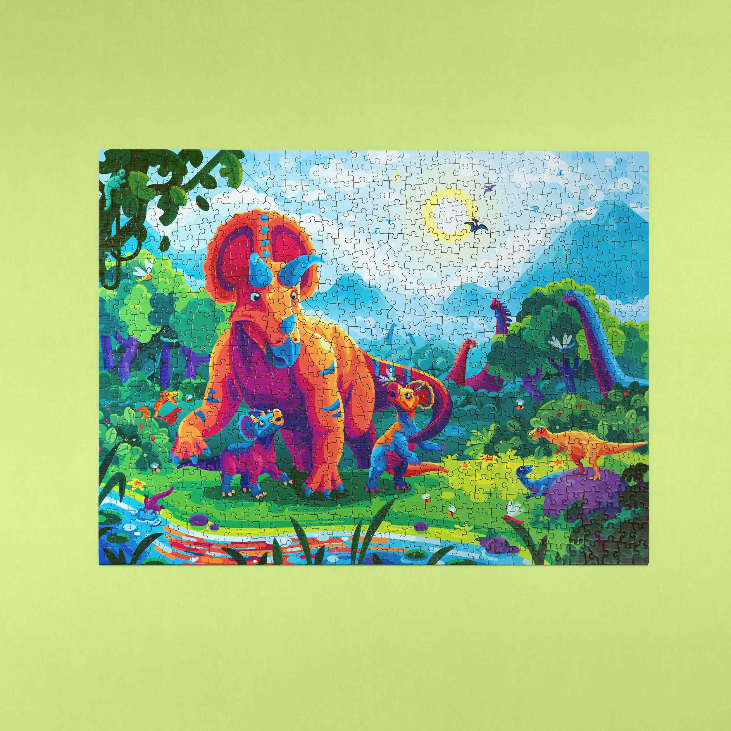Dinosaur Paradise Jigsaw Puzzle - Image 4
