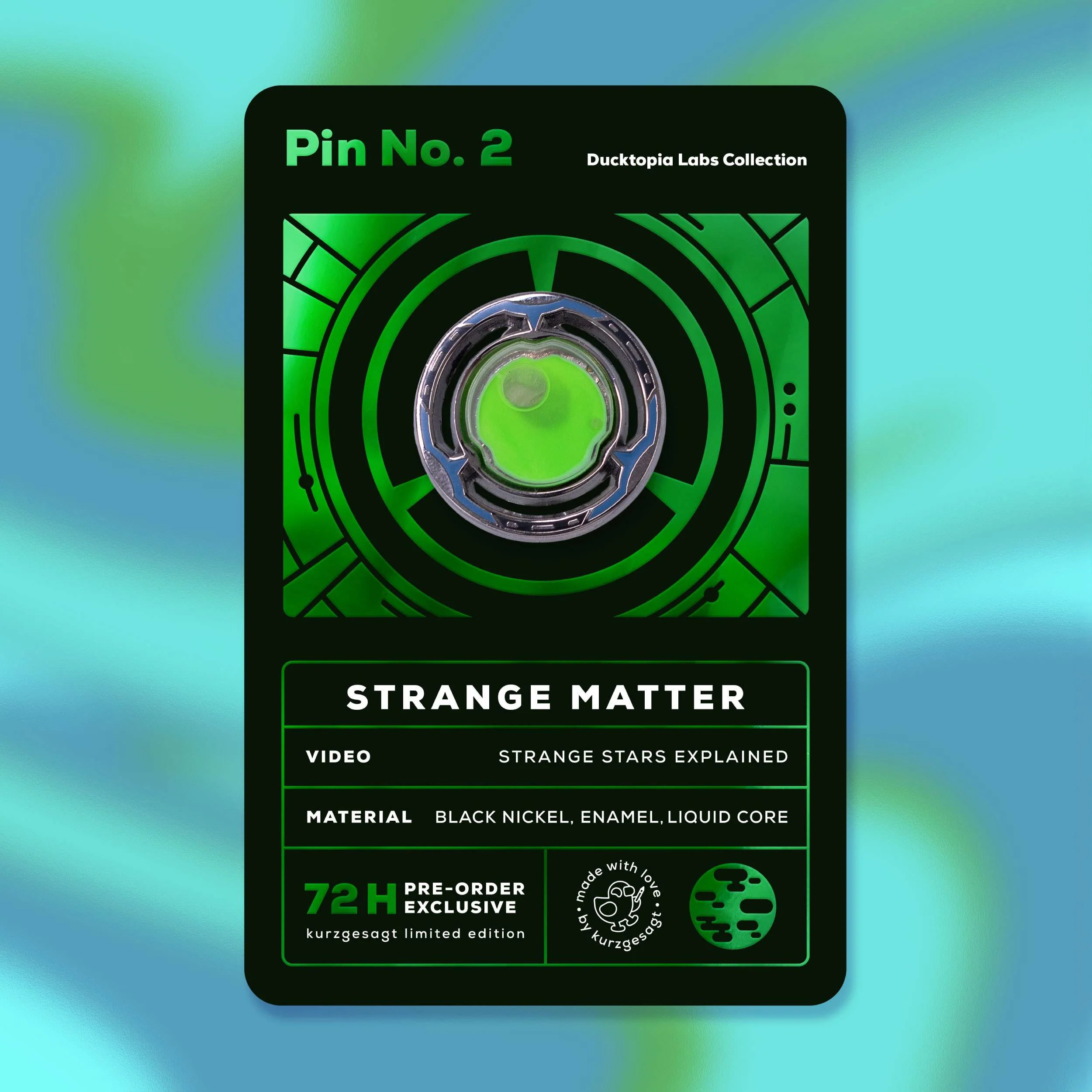 LIMITED EDITION Strange Matter Pin
